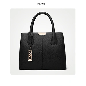 2020 Factory wholesale price elegent simple large capacity pu ladies handbag three-piece for shopping or daily use
