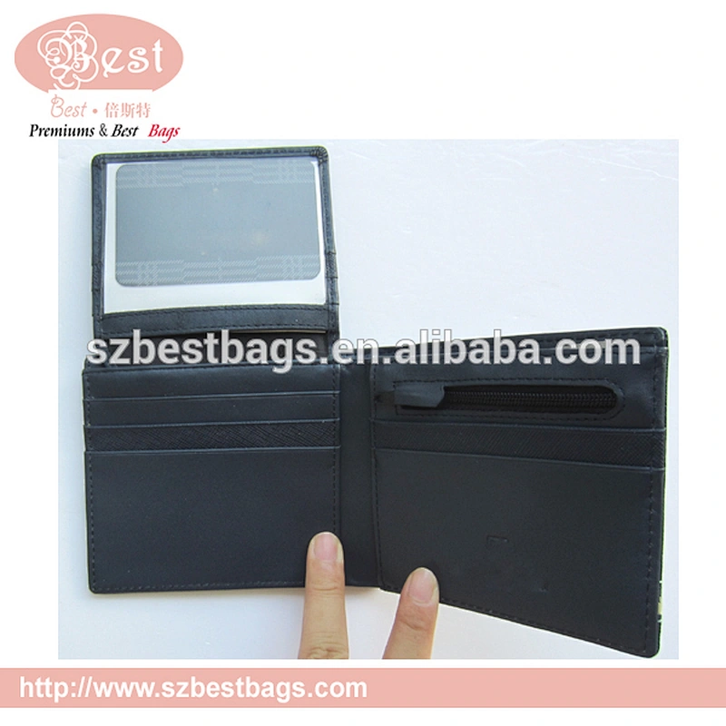 shenzhen factory supply personalized slim leather RFID wallet for men