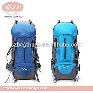50L detachable wheels travel backpack with shoe compartment