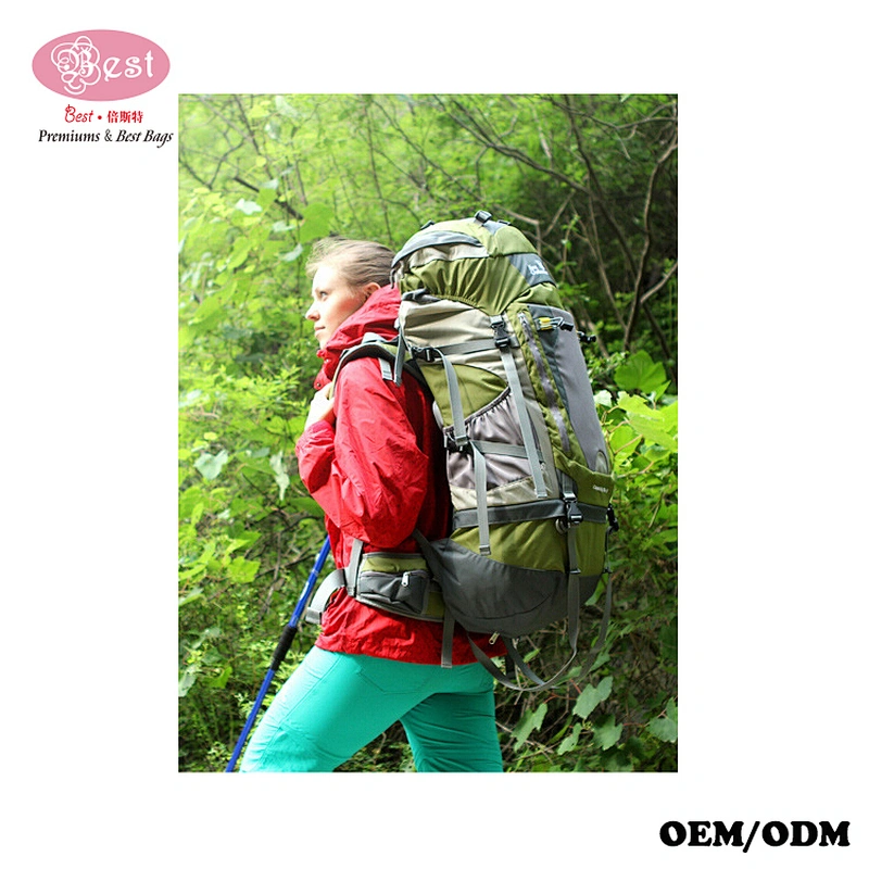 Waterproof Nylon 80L Camping Bag Unisex Sports Backpack Travel Backpack