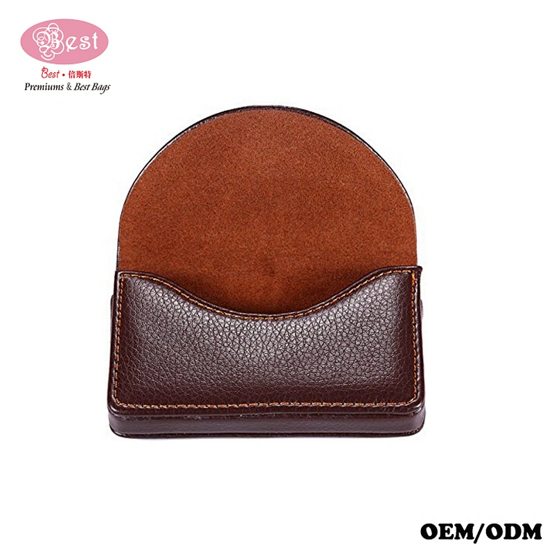 Leather Business Name Card Holder Case Wallet Credit Card Book with Magnetic Shut Black