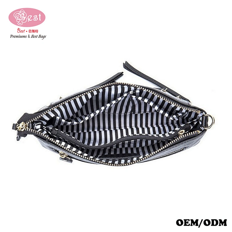 The Best Selling Designer Branded Full Grain Leather Crossbody Lady Bag European Fashion OL Handbag