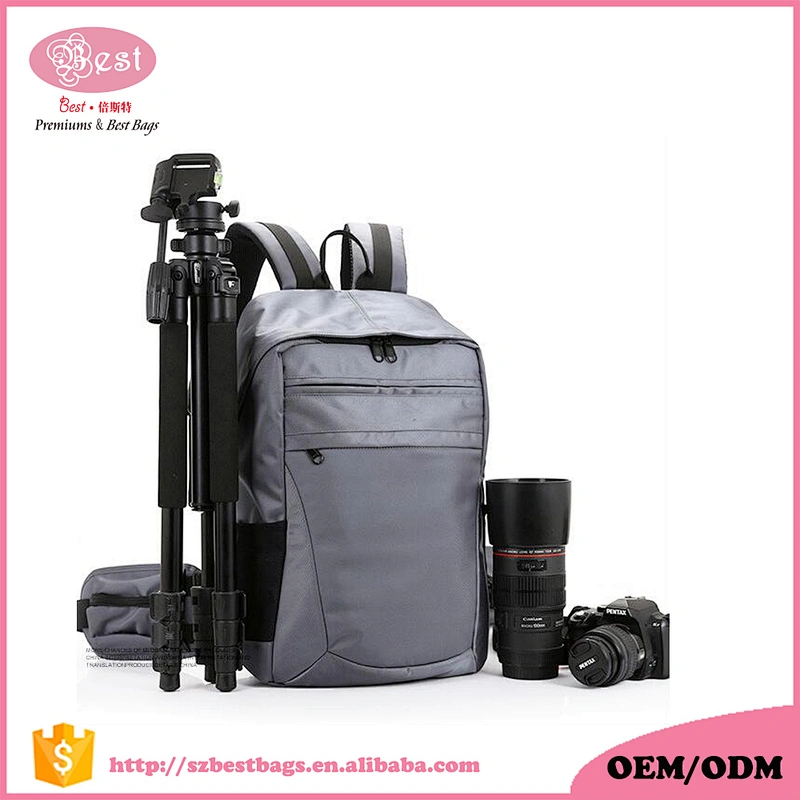 Fashion sport outdoor camera backpack Nylon camera bag manufacturer