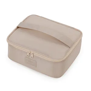 Customized cosmetic makeup toiletries make up brush pouch organizer bag