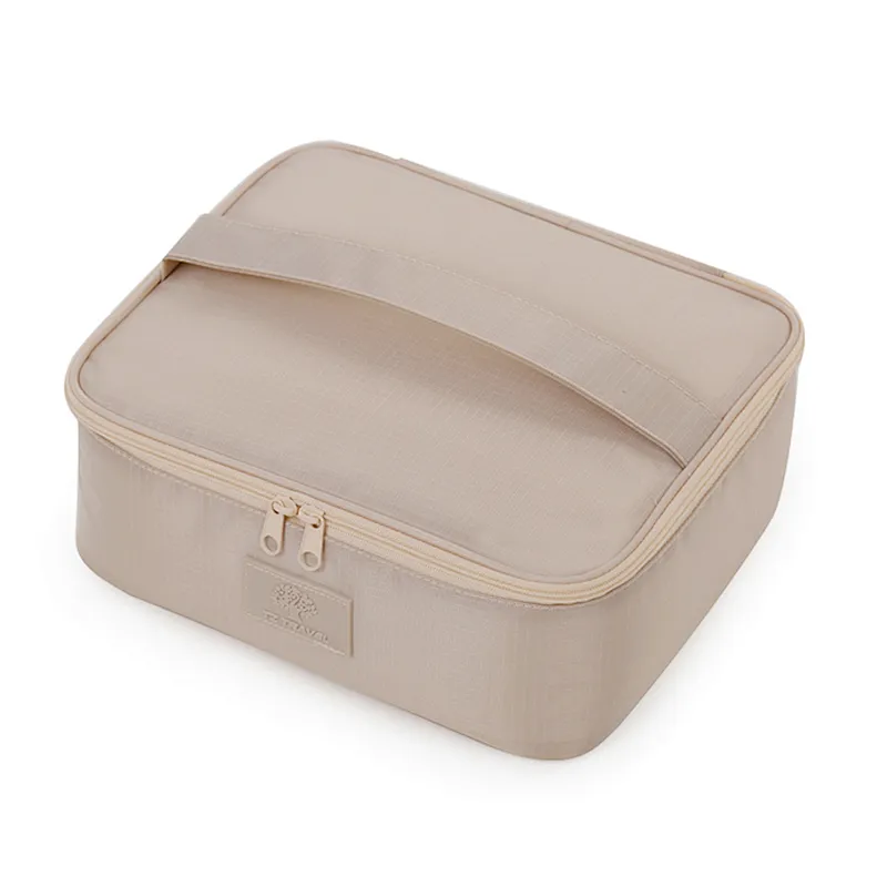 Customized cosmetic makeup toiletries make up brush pouch organizer bag
