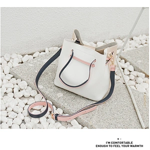 2019 Fresh Style Bucket Bag with Tassel PU Leather Crossbody Bag for Women