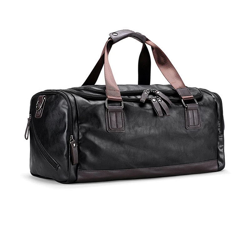 Fashionable waterproof large capacity men's single shoulder bag weekender travel bag sports bag for travel or outdoor sports