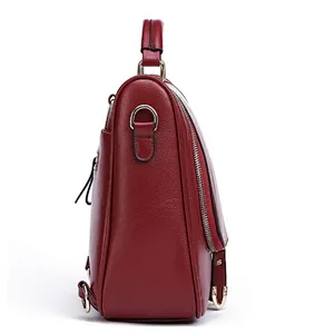 Custom printed ladies satchel woman convertible backpack handbag girls back pack