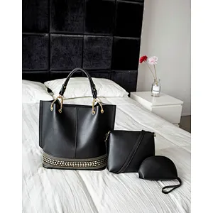 3pcs/set small leather cross body purse backpack cute Ladies Bags