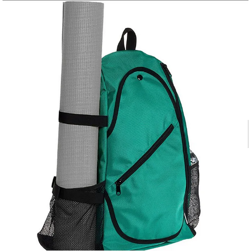 One shoulder strap yoga bag sling backpack