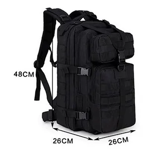 Custom big capacity waterproof travel hiking backpack double layper camouflage tactical backpack