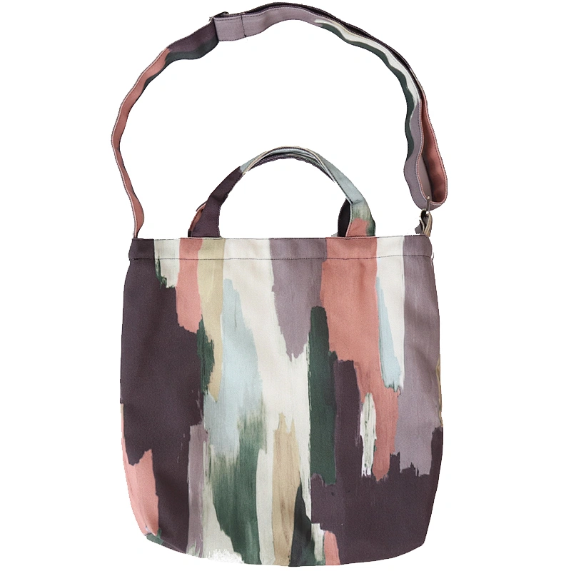 New Women's Canvas Graffiti Handbag Shoulder Messenger Bag Satchel Tote Purse Bags