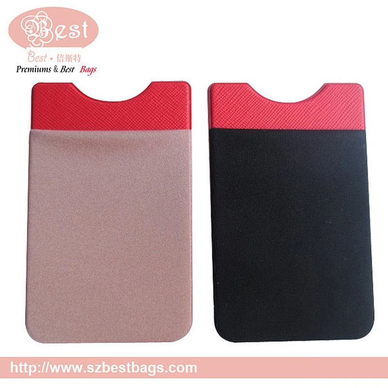 Self adhesive card holder/mobile phone card pouch