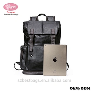 Hot sale Latest Leather Backpack Laptop Backpack Travelling Backpack for man