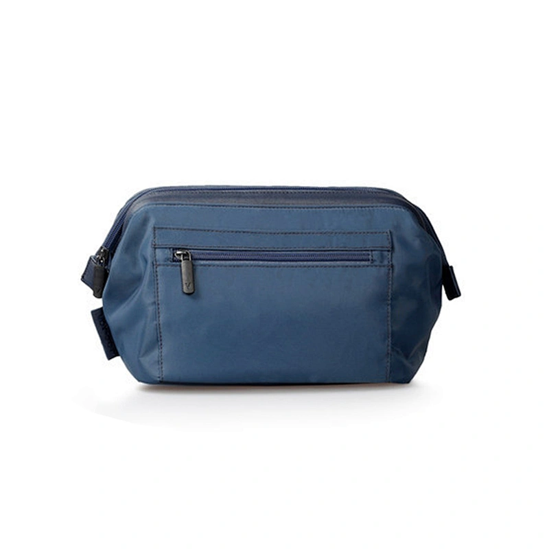 Fashion durable toilery bag large black hanging cosmetic bag for mens