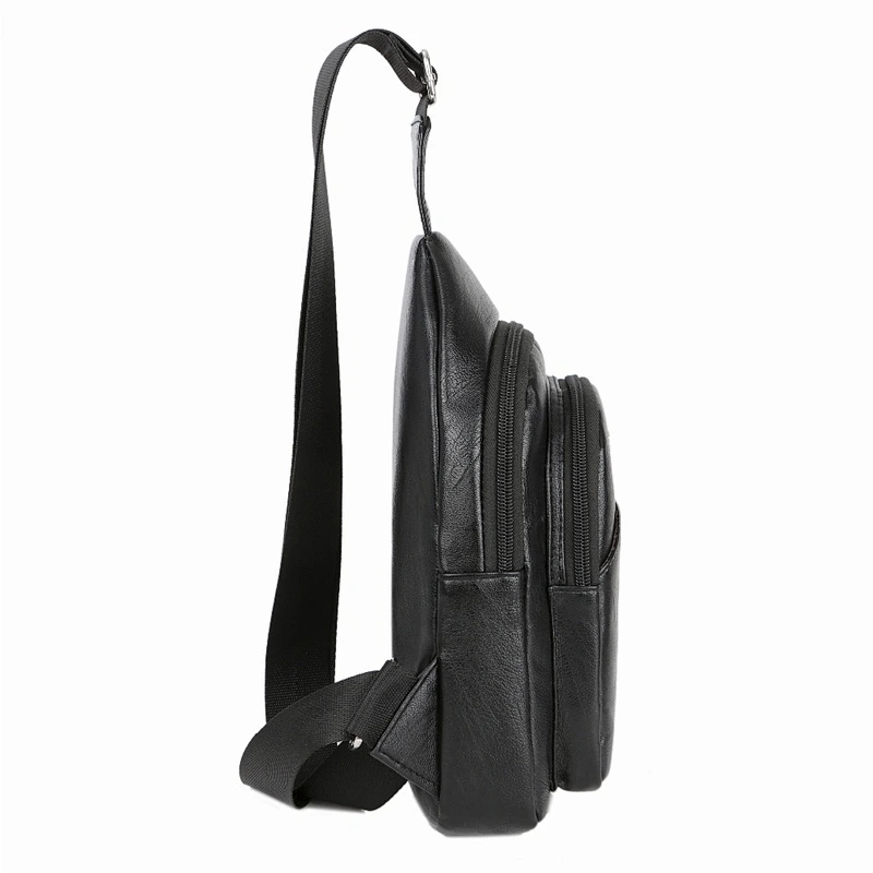 Custom college boys waterproof cross body single wide strap shoulder bag