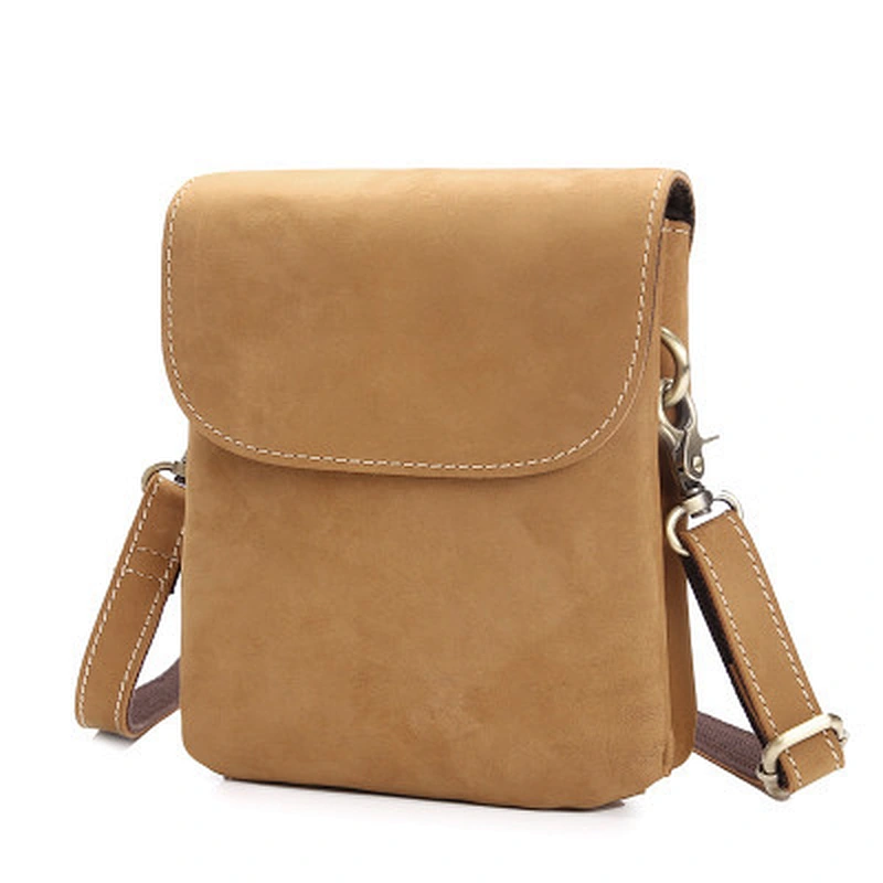 Factory Direct Genuine Leather Messenger Bag For Men Single Shoulder Bag Small Crossbody bag
