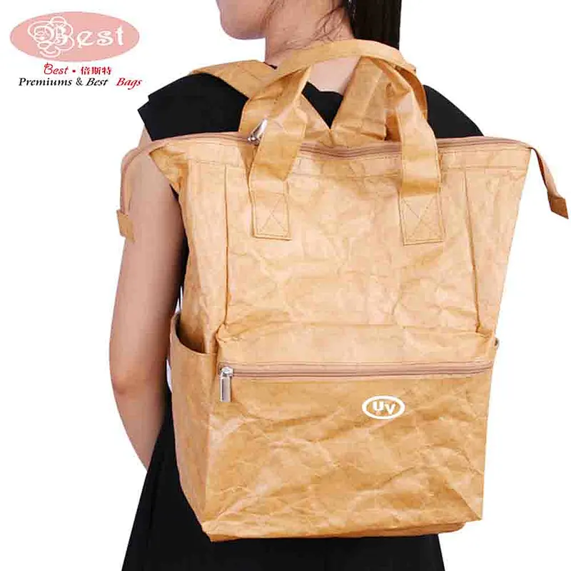 Waterproof Not Torn Tyvek Paper Backpack Mummy Backpack For Nappy Baby Diaper Bags