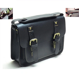 Factory Wholesale Price mens leather briefcase bag briefcase with locks leather scallop satchel bag