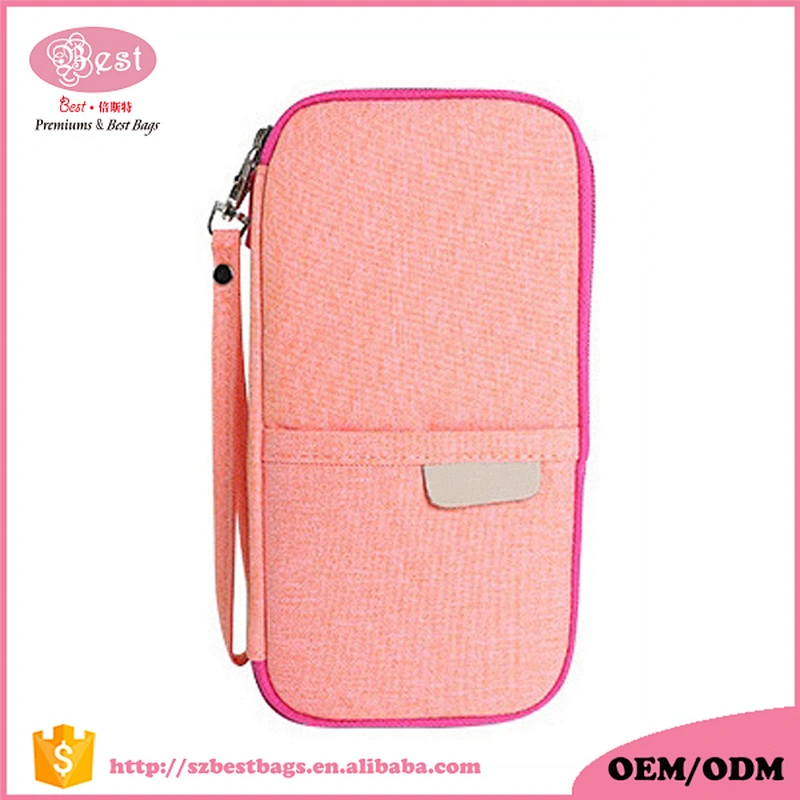 Hot Selling Travel card holder document organizer wallet passport holder