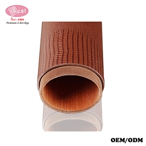 Round shape 100% real leather cigar cutter with leather case portable leather cigar case cigar travel case humidor