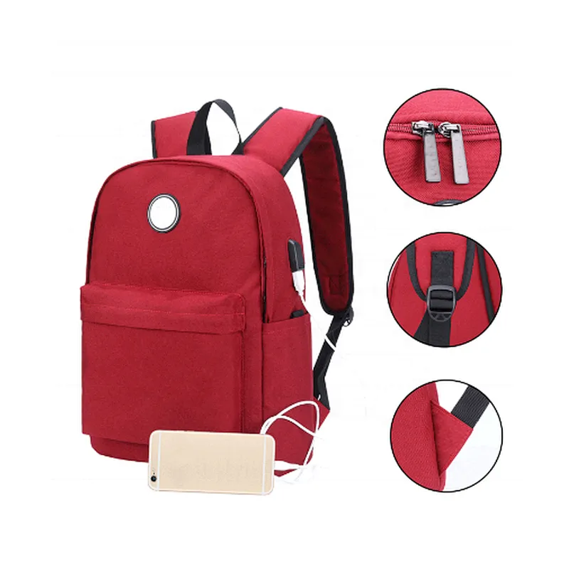New Arrival Waterproof Usb Charging Bag Men Notebook Backpack Business Laptop Backpack