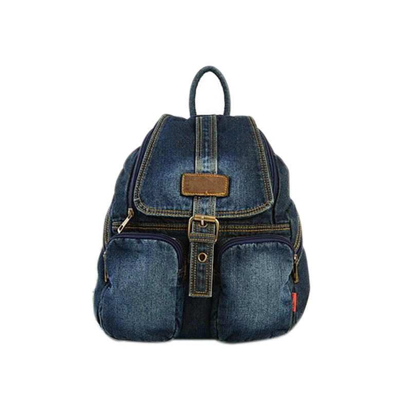 2019 high- quality new design vintage denim ladies backpack for Leisure travel