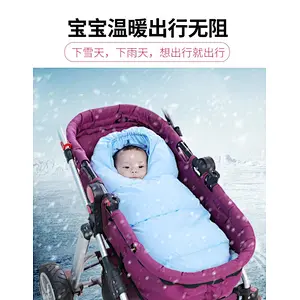 Multi-functional warm kick resistant temperature controlled and thickened baby sleeping bag for travel or outdoor activity