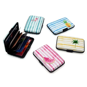 Aluminum Business Credit Card Holder Custom Portable Wallet for Promotional Gifts