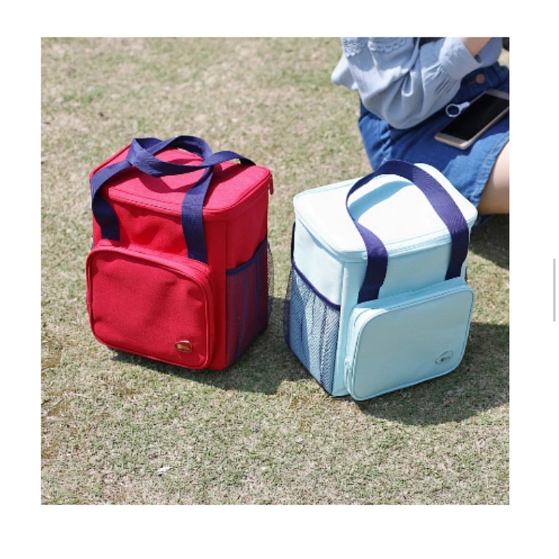 Cheap small waterproof frozn insulated PVC lunch cooler bag with pockets for adults