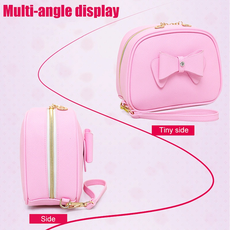 Designer new sublimation eco beauty women's pink toiletry cosmetic pouch bag