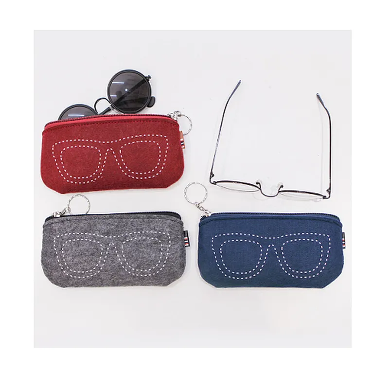 Custom soft glasses pouch sunglasses eyeglasses bag for glasses