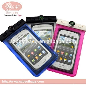 water proof phone bag for mobile phone