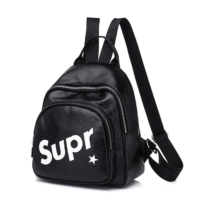 Mini cute waterproof pu back pack shoulder bags for high school teenage girls