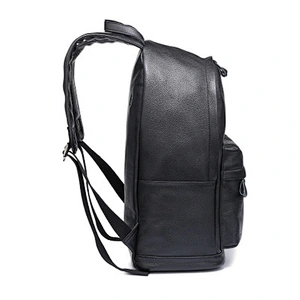 High Quality Vintage Waterproof Daily Backpack For Men Genuine Leather Laptop Backpack Men's Casual Backpack