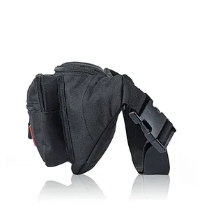 Custom fashion travel sports waterproof large capacity men and women belt bag hip bum fanny pack waist bag