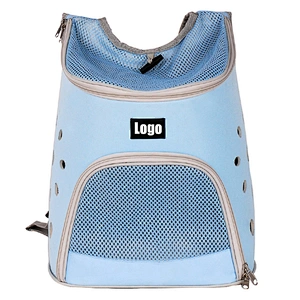 Soft private label oxford fabric pet transport bag carrier back pack for dog