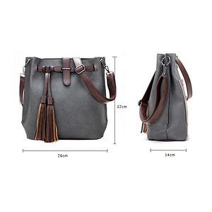 2018 Newest Women Tassel Handbags PU Leather Bags Cute Cross Body Bags