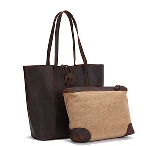 High Quality Lady Luxury Vintage Genuine Leather Handbags For Women