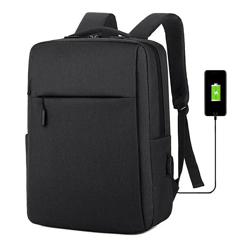 Anti-theft USB Charge Laptop Bag Waterproof Laptop Backpack Schoolbag Travel Bag