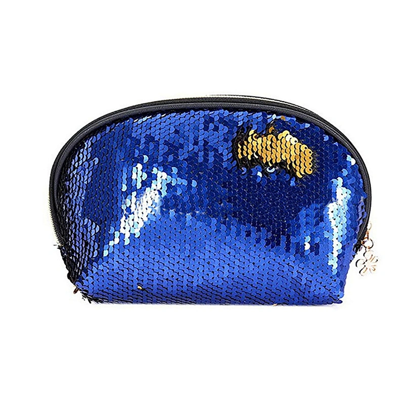 Factory Direct Sale Multifunction Glitter Sequin Makeup Storage Clutch bag Customized Cosmetic Bag
