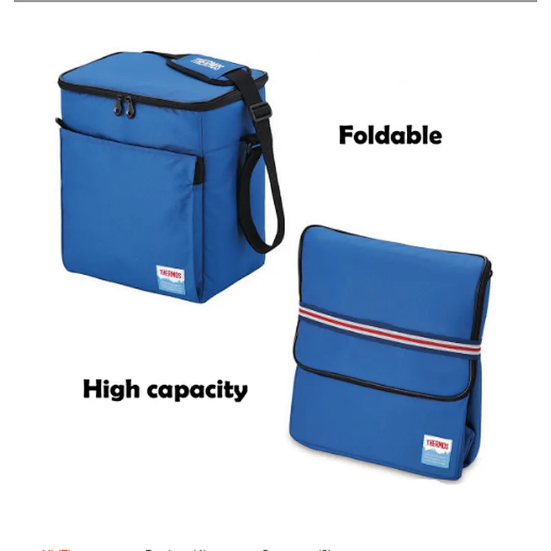Fancy luxury best outdoor travel portable foldable flat folding drink picnic cooler bag