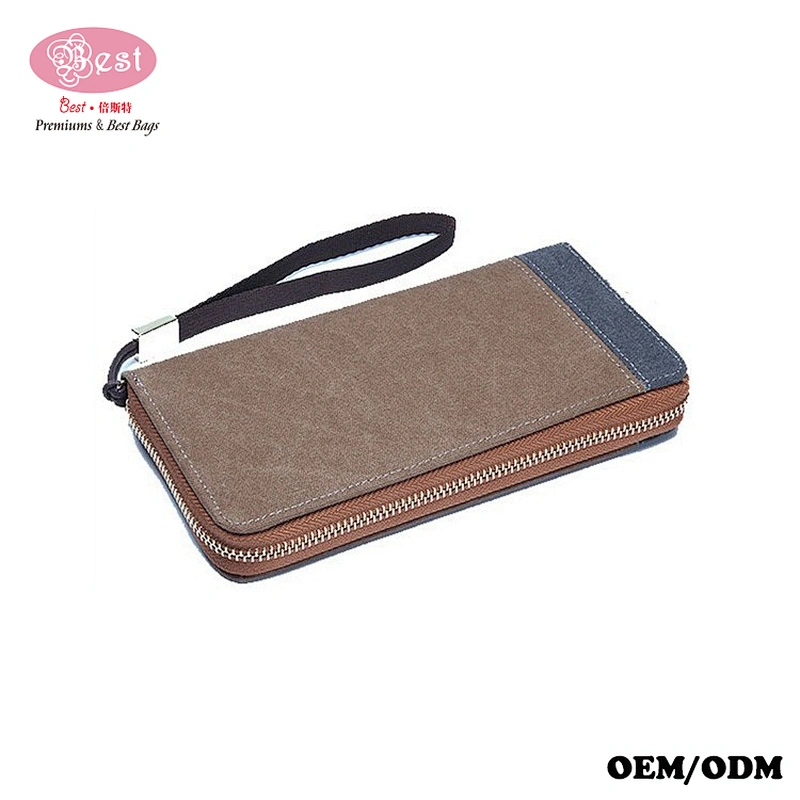 Luxury business wholesale top level cheap custom logo men wallet