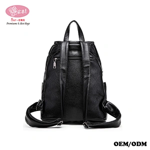 Fashion Shoulder School Bag Rucksack Women Girls PU Leather Backpacks