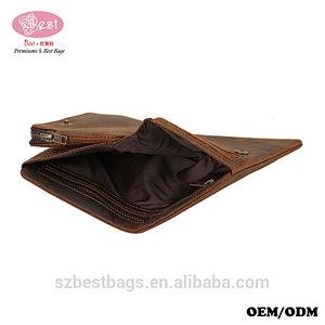 Men's RFID Blocking Wallet Vintage Genuine Leather Bifold Wallet with Cash Pocket and Cardler Slots