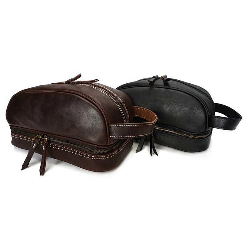 Fashion Leather cosmetic case bag women Zippered Makeup Bag organizador de maquillaje