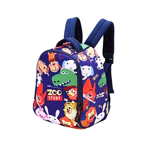 Cute cartoon schoolbags children kids zoo animal backpack school bags with animal