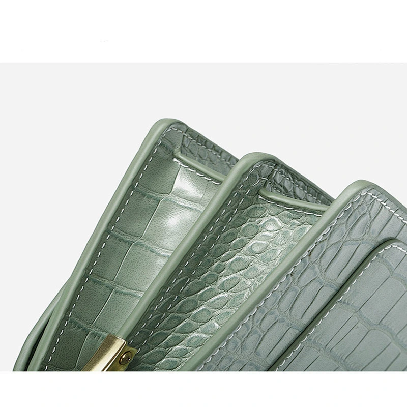 2019 Korean style simple versatile alligator pattern bag cross body bag for shopping or daily used