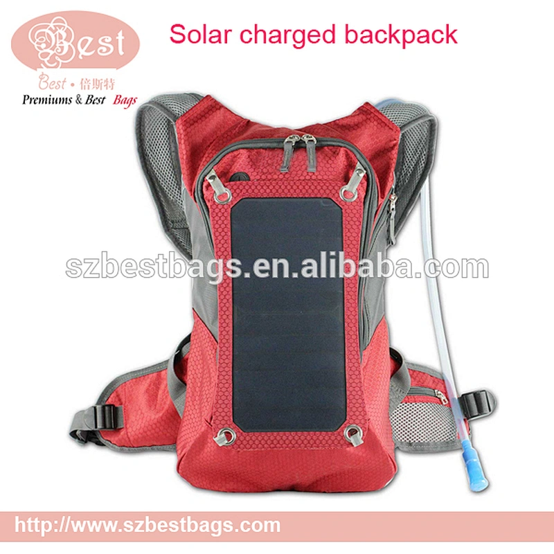 wholesale solar battery backpack with solar panel