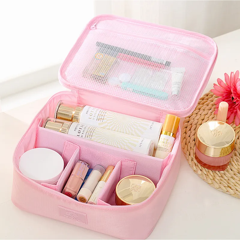 Customized cosmetic makeup toiletries make up brush pouch organizer bag